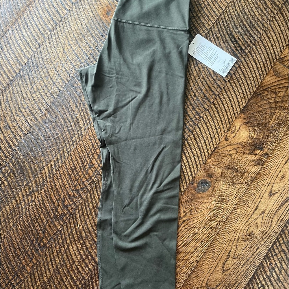 NWT — Lululemon Leggings — Olive Green — size 14
